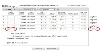 Tax Lots